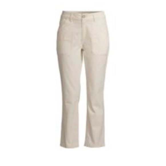Utility High Rise Straight Leg Cream Pants Sz 10 - Buy 4 Items Get 25% Off - Picture 5 of 7
